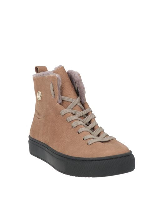 Cerruti 1881 Brown Light Sneakers Cow Leather