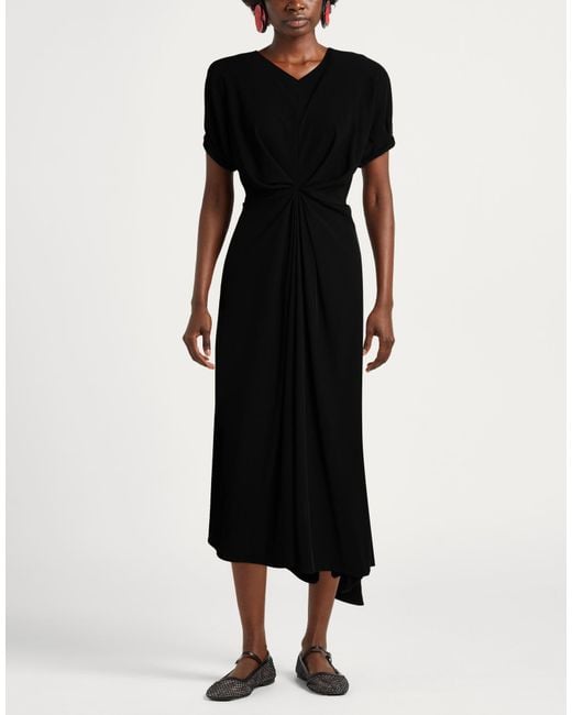 MEIMEIJ Black Maxi Dress Polyester, Elastane