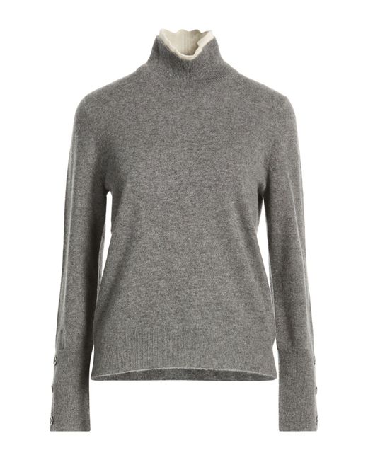 Alpha Studio Gray Turtlenecks