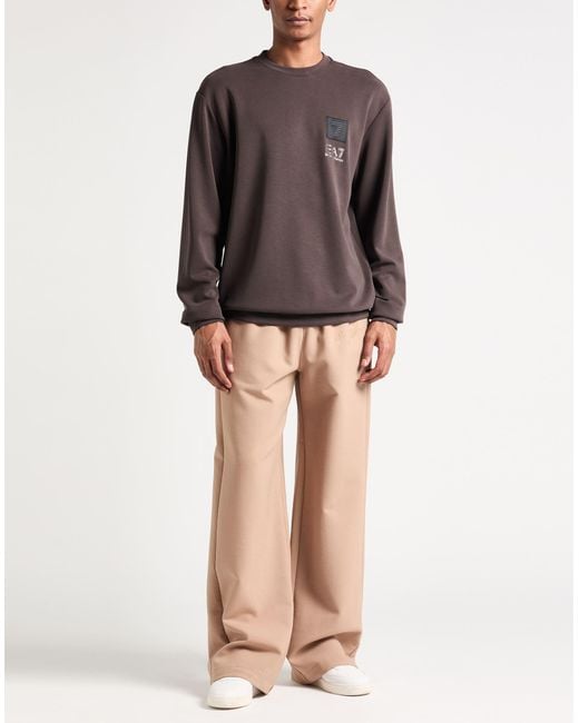 Sudadera EA7 de hombre de color Brown