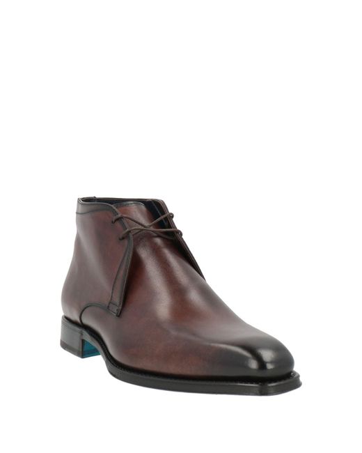 Sutor Mantellassi Brown Dark Ankle Boots Leather for men