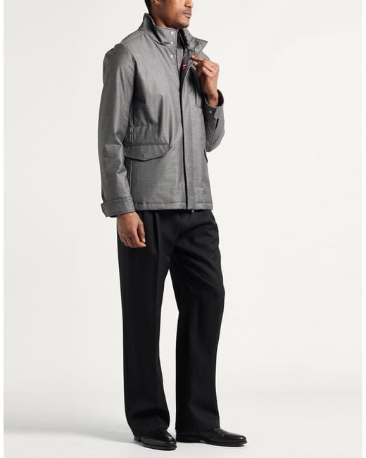 EIDERSCUTUM Gray Jacket Virgin Wool for men