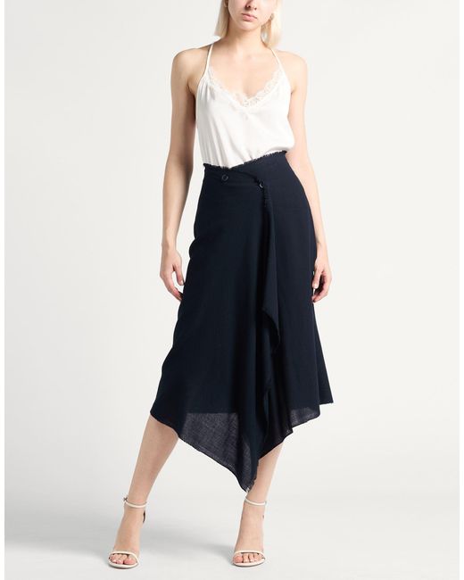 Ballantyne Blue Midi Skirt