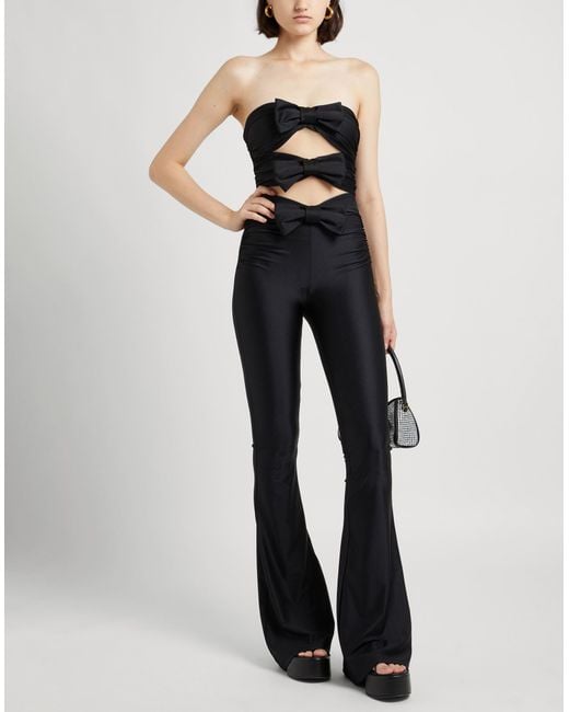 Aniye By Black Bow-Detailed Two-Tone Jumpsuit