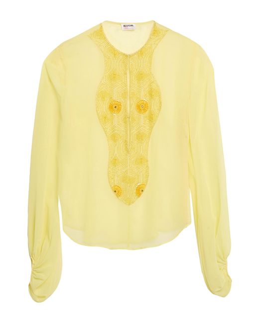 Blugirl Blumarine Yellow Top Polyester