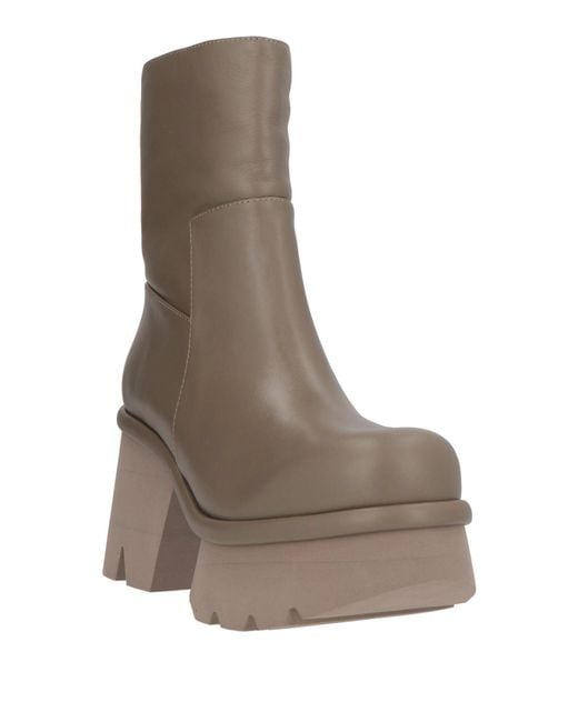 Paloma Barceló Gray Ankle Boots