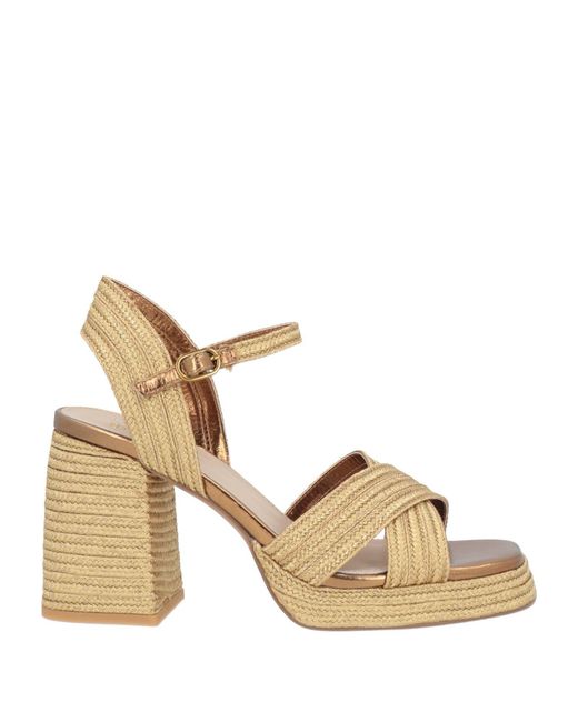 Exe' Metallic Sandals