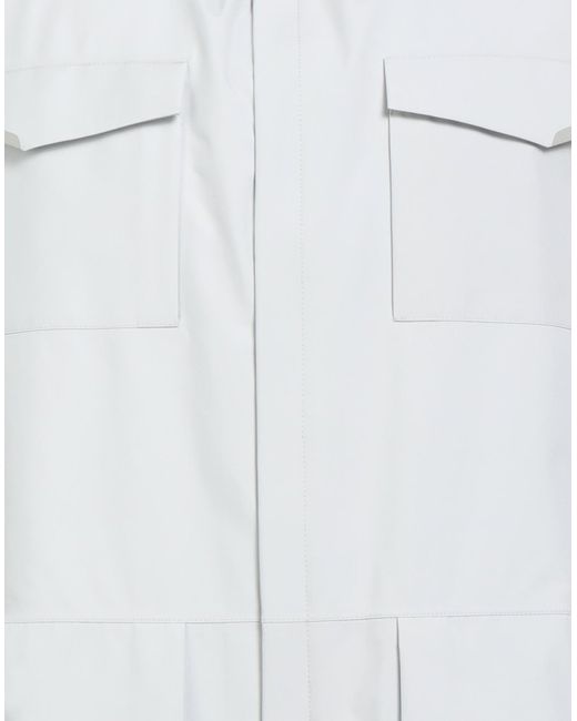 Herno White Laminar Light Jacket Polyester for men
