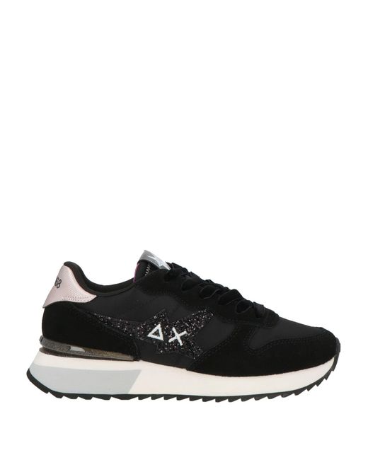 Sun 68 Black Trainers