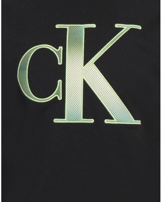 Calvin Klein Black Sweatshirt Polyester for men