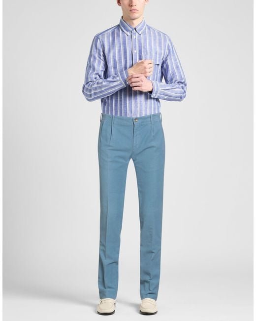 Incotex Blue Trouser for men
