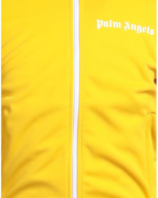 Palm Angels Yellow Sweatshirt for men