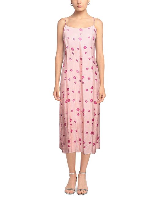 Injiri Pink Midi Dress