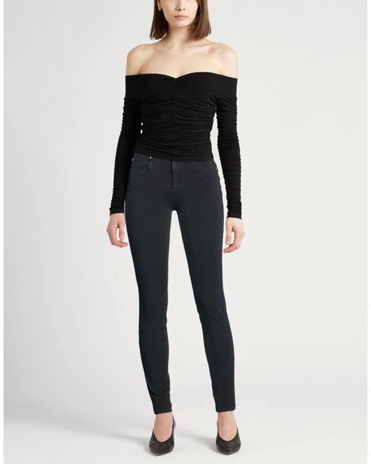 Liu Jo Black Jeans Cotton, Lyocell, Polyester, Elastane