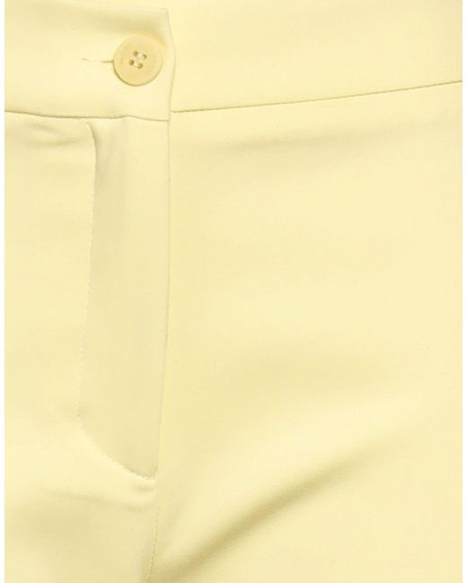 Caractere Yellow Pants Cotton, Polyamide, Elastane
