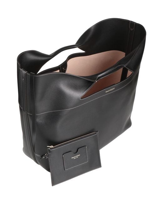 McQueen Black Handbags