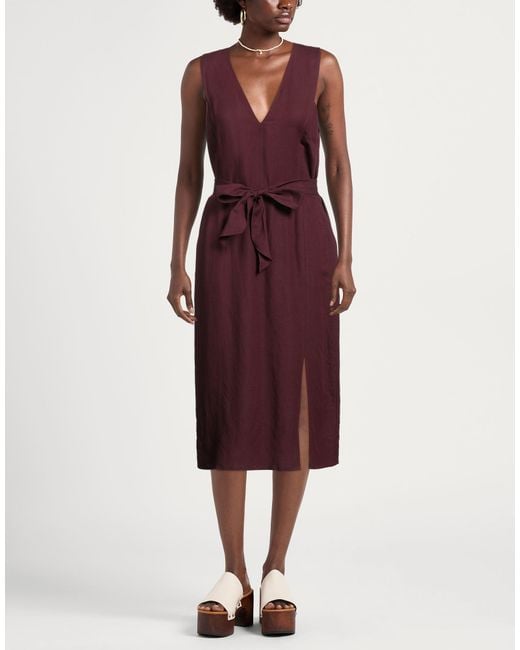 Patrizia Pepe Purple Midi Dress