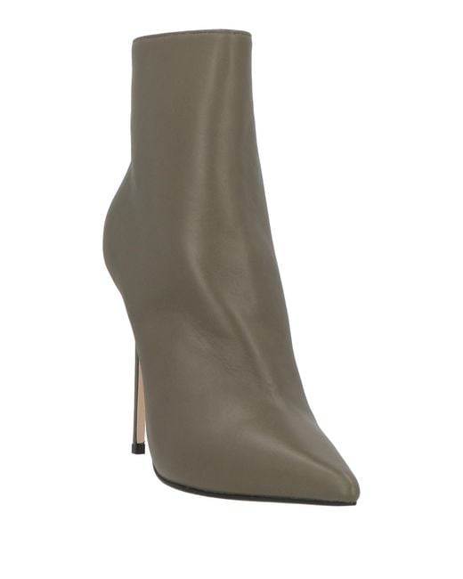 Le Silla Gray Ankle Boots