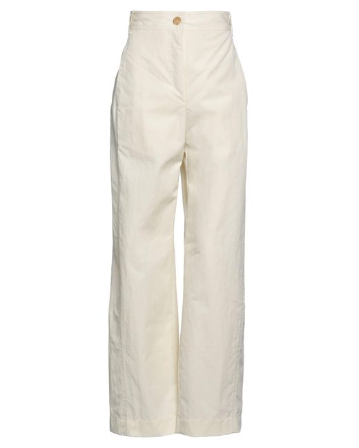 Low Classic White Pants
