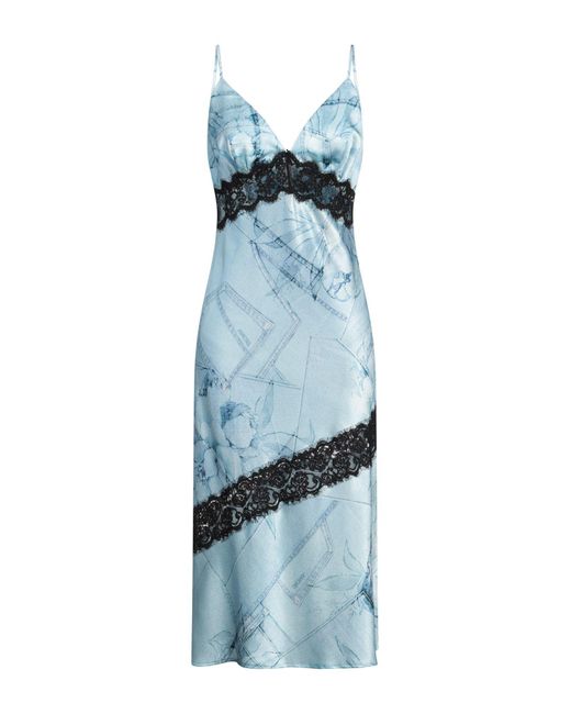 Twinset Blue Midi-Kleid
