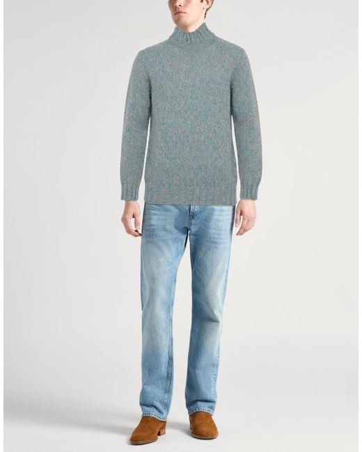 Fedeli Rollkragenpullover in Blue für Herren