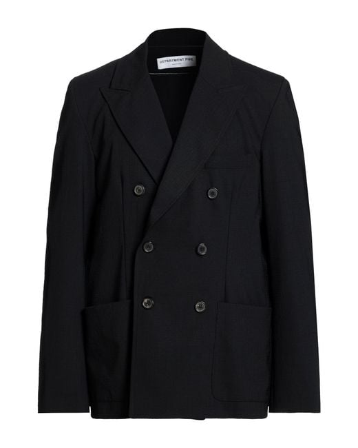Department 5 Black Blazer for men