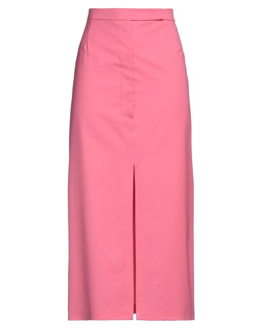 Pinko Pink Midi Skirt