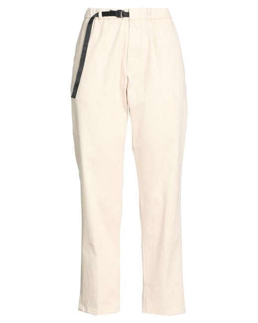 White Sand Natural Pants Cotton, Elastane