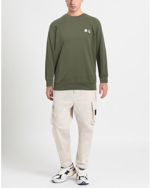 Maison Kitsuné Green Sweatshirt for men