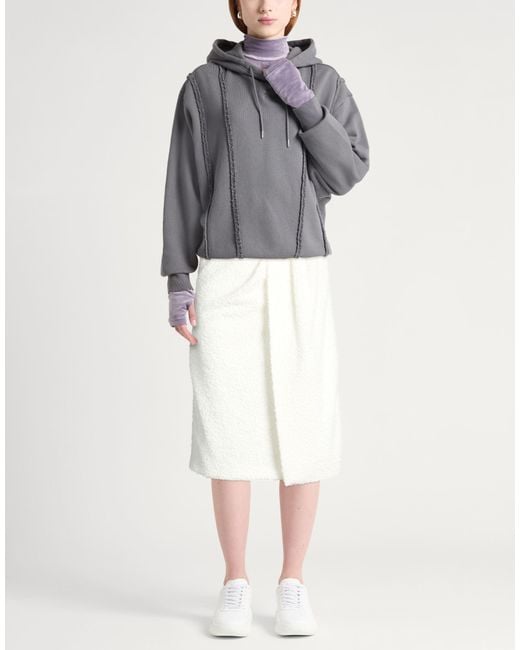 MSGM White Midi-Rock