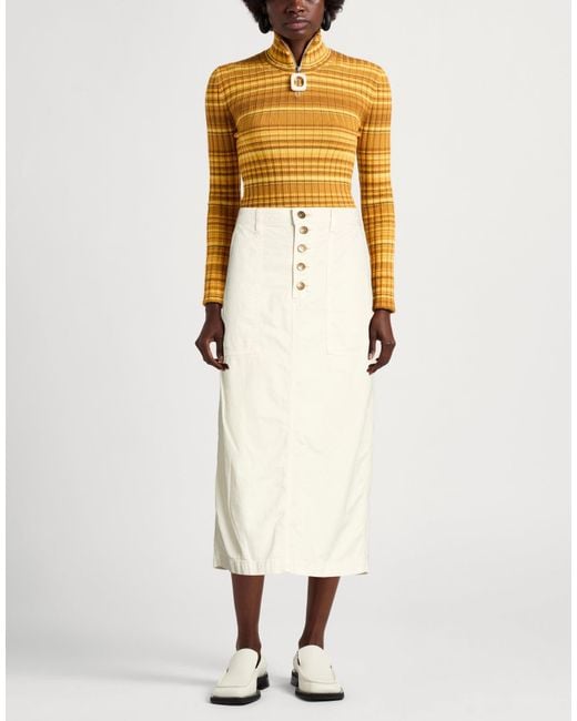 Woolrich Natural Midi Skirt