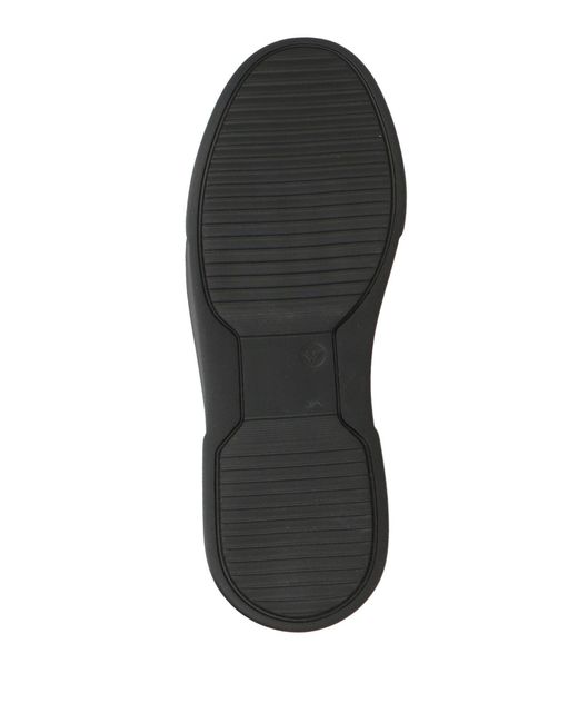 Masnada Black Sneakers Leather for men
