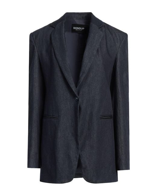 Dondup Blue Blazer Cotton