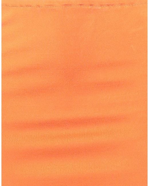 Marni Orange Mini Skirt Viscose, Elastane