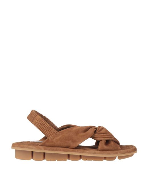 OA non-fashion Brown Tan Sandals Leather