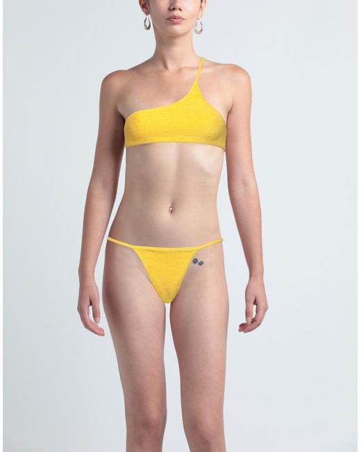 The Attico Yellow Bikini