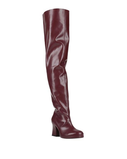 Pinko Red Stiefel