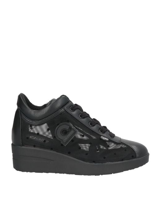 AGILE by RUCOLINE Black Sneakers