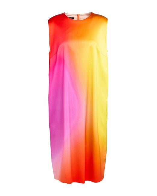 ESCADA Pink Midi-Kleid