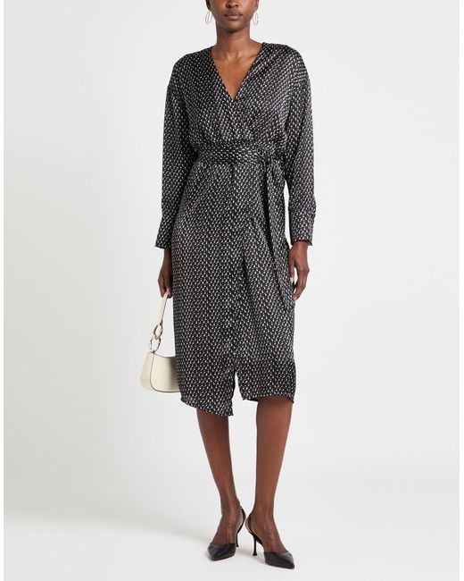 Kaos Gray Midi Dress