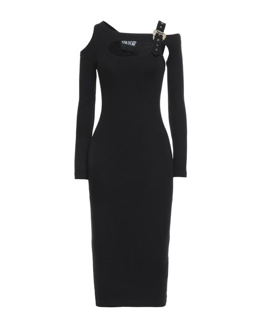 Vestito Midi di Versace Jeans Couture in Black