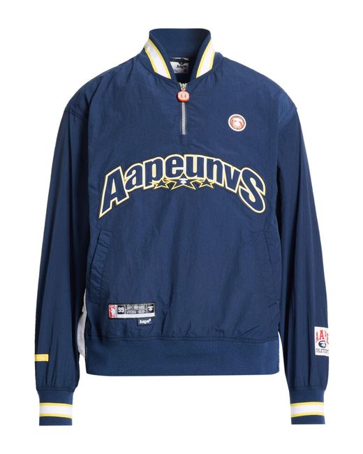 Aape By A Bathing Ape Blue Jackets for men