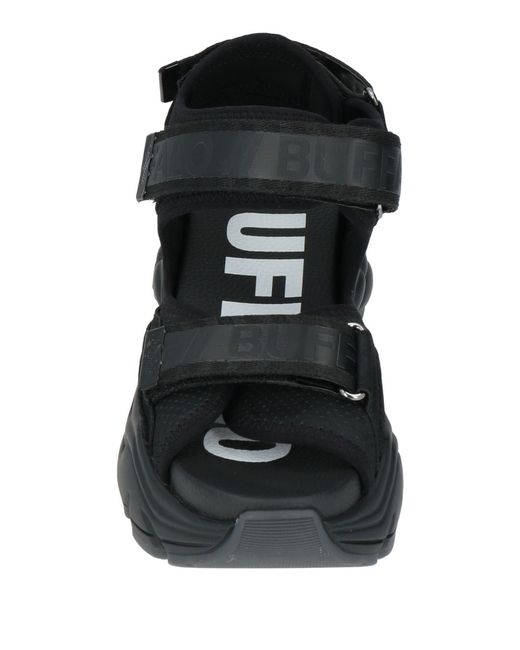 Buffalo Black Sandals