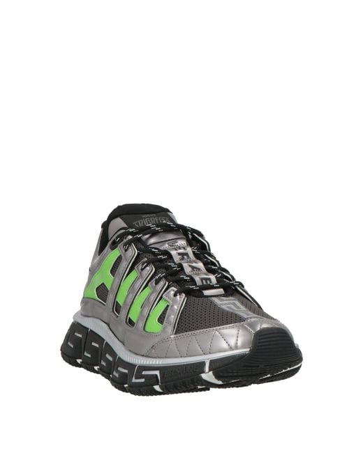 Versace Green Trigreca Sneakers Textile Fibers for men