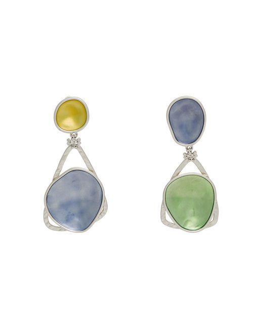 Tory Burch Blue Ohrring
