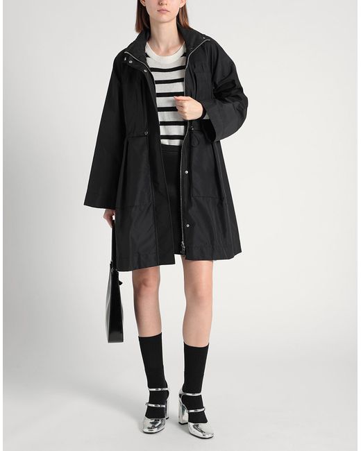 MAX&Co. Black Overcoat & Trench Coat