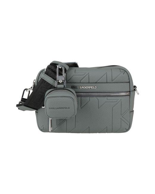 Karl Lagerfeld Gray Cross-Body Bags for men