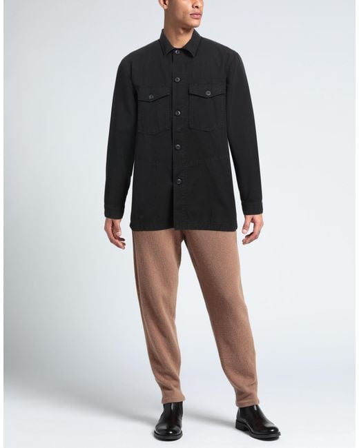 Department 5 Black Shirt Cotton for men