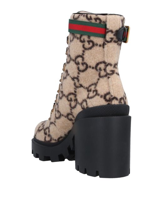 Stivali In Feltro Di Misto Lana 70mmGucci in Lana di colore Neutro - 6% di sconto - Lyst