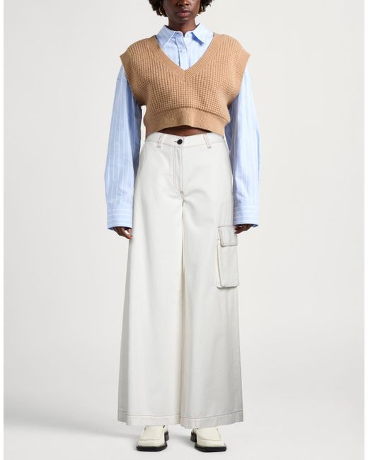 Ballantyne White Jeans Cotton